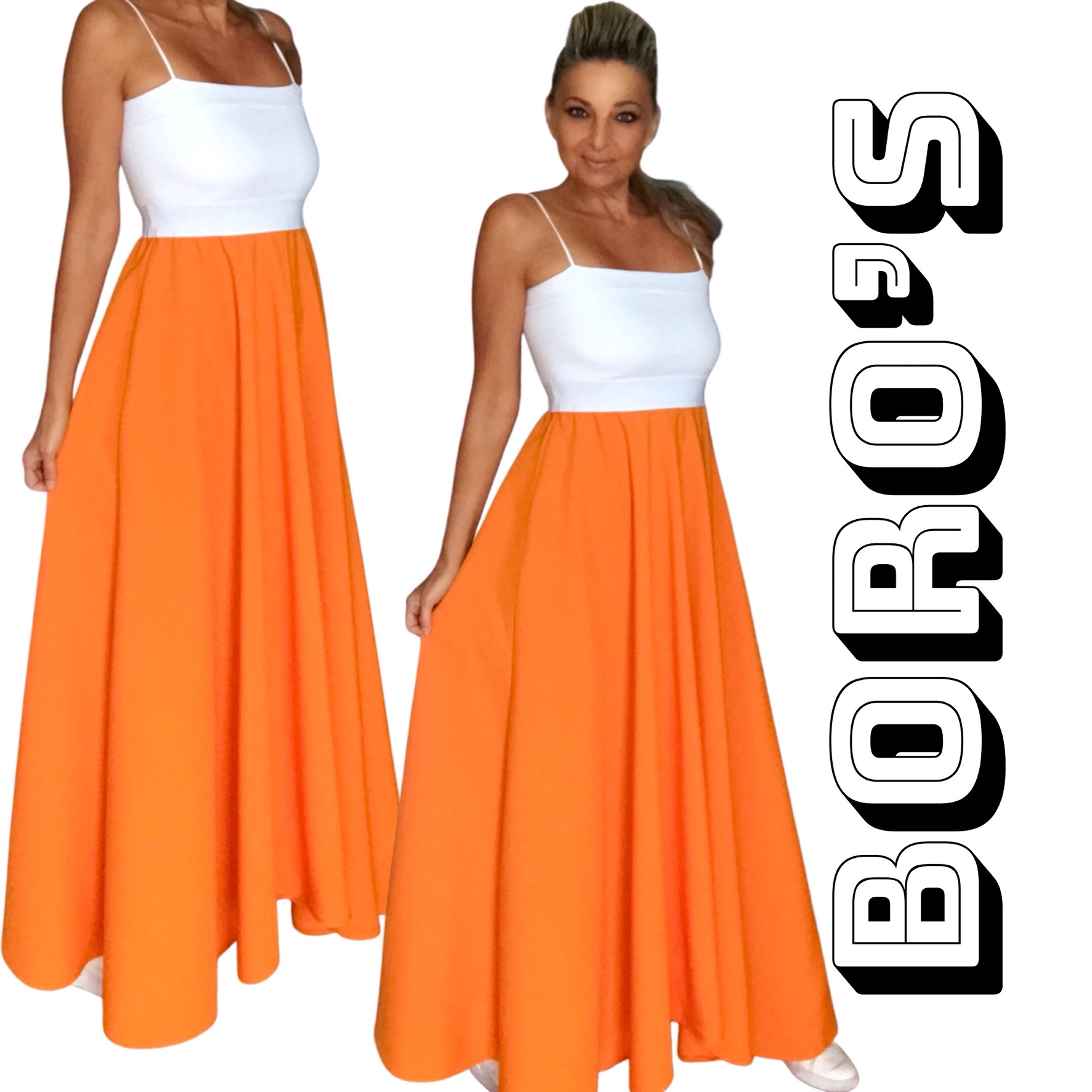 Dlouhé šaty BOROS DR-L-OR01